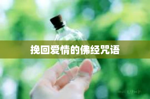 挽回爱情的佛经咒语