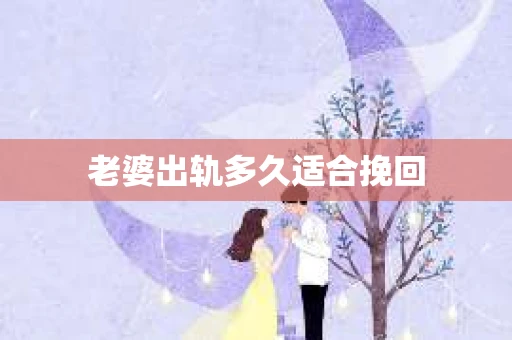 老婆出轨多久适合挽回