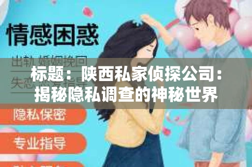 标题：陕西私家侦探公司：揭秘隐私调查的神秘世界