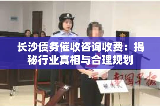 长沙债务催收咨询收费：揭秘行业真相与合理规划
