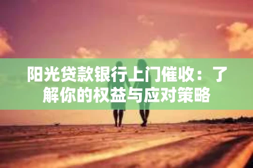 阳光贷款银行上门催收：了解你的权益与应对策略