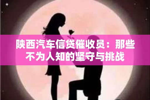 陕西汽车信贷催收员：那些不为人知的坚守与挑战