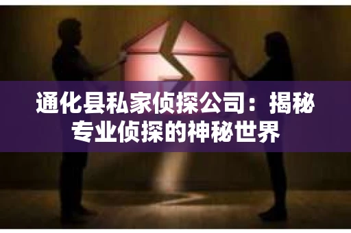 通化县私家侦探公司：揭秘专业侦探的神秘世界