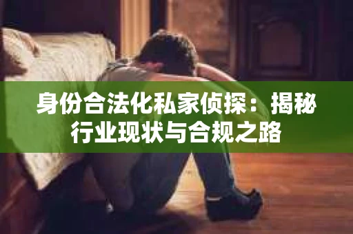 身份合法化私家侦探：揭秘行业现状与合规之路