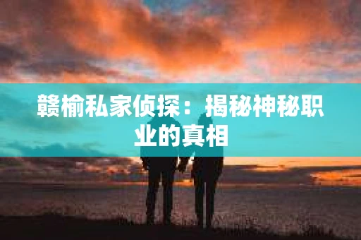 赣榆私家侦探：揭秘神秘职业的真相