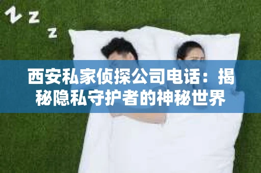 西安私家侦探公司电话：揭秘隐私守护者的神秘世界