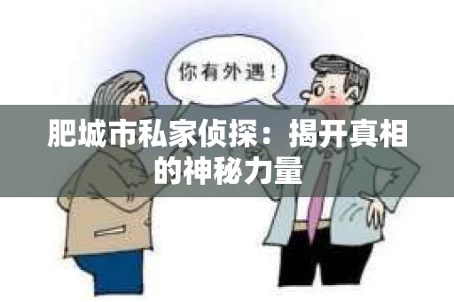 肥城市私家侦探：揭开真相的神秘力量
