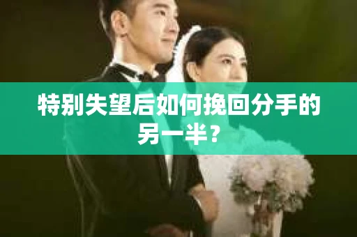 特别失望后如何挽回分手的另一半？