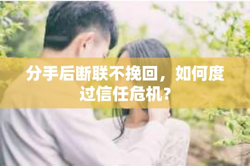 分手后断联不挽回，如何度过信任危机？