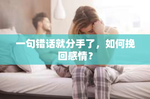 一句错话就分手了,如何挽回感情? 一句错话就分手了,如何挽回感情?