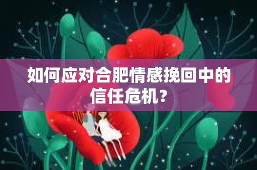 如何应对合肥情感挽回中的信任危机？