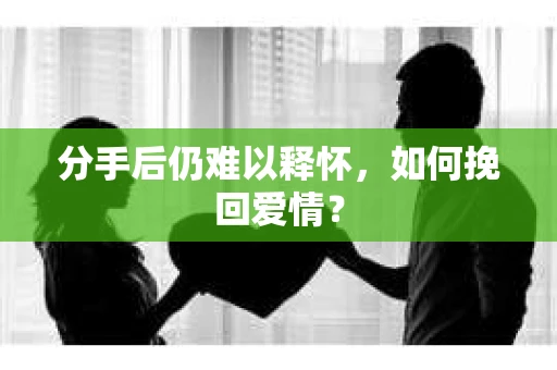 分手后仍难以释怀，如何挽回爱情？