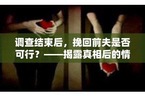 调查结束后，挽回前夫是否可行？——揭露真相后的情感疗愈与人生决策