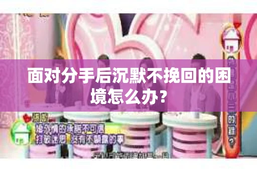 面对分手后沉默不挽回的困境怎么办？