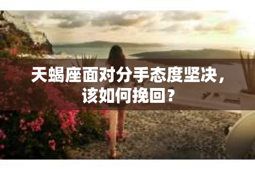 天蝎座面对分手态度坚决，该如何挽回？